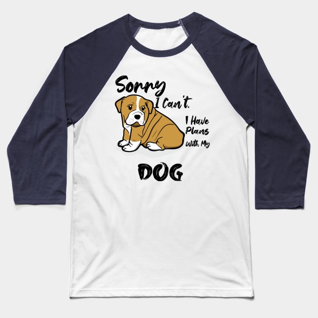 Dog lovers Baseball T-Shirt by Rose International